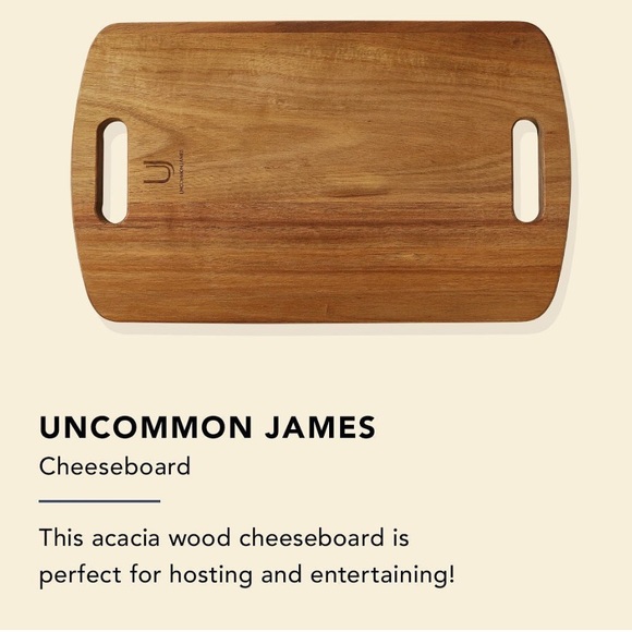 NEW Uncommon James check Charcuterie Cheeseboard - Picture 5 of 9